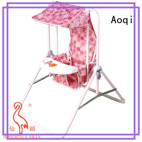 Aoqi durable best baby swing chair design for household
