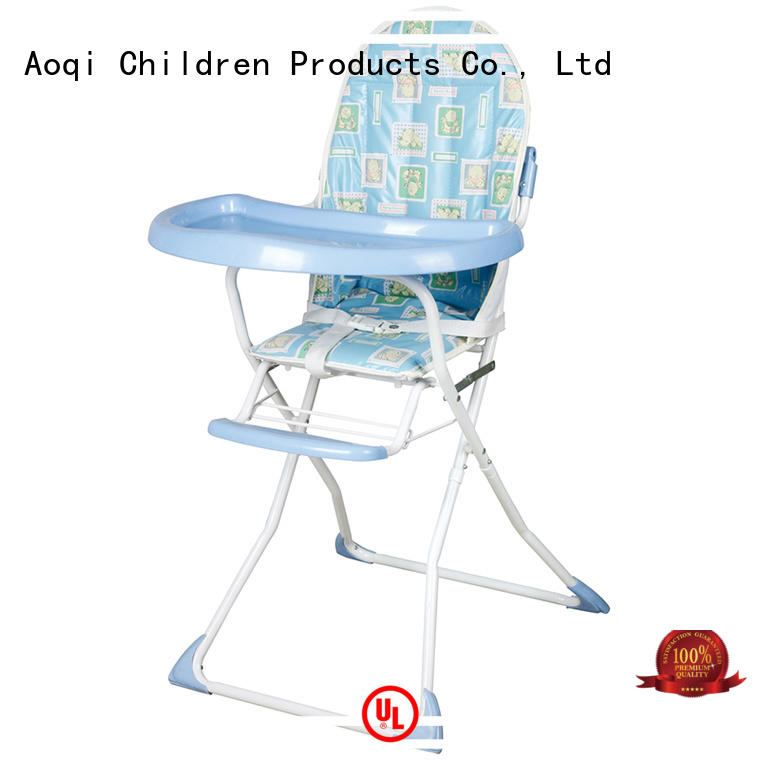 adjustable eating plastic child high chair hot sale Aoqi Brand