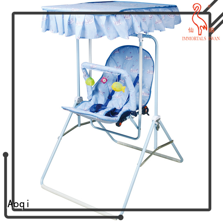 Aoqi double seat best baby swing chair with good price for household