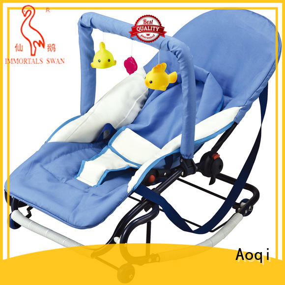 Aoqi foldable unisex baby bouncer factory price for bedroom