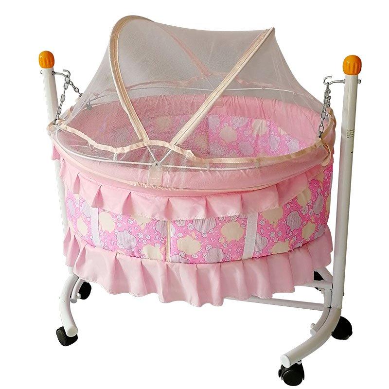 2018 New round shape portable baby swing bed B10