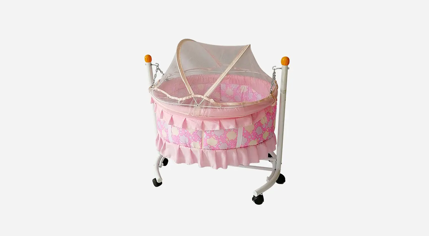 portable baby crib online with cradle for household