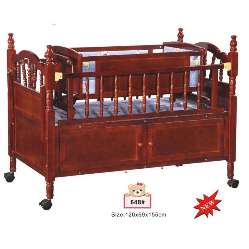 baby swing bed wooden