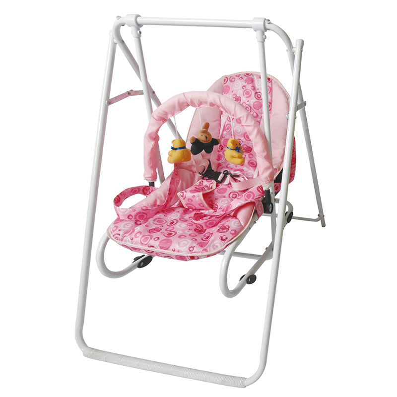 pink baby swing seat