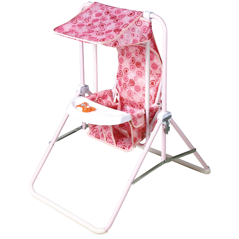 Swing chair for baby with canopy and music tray 310