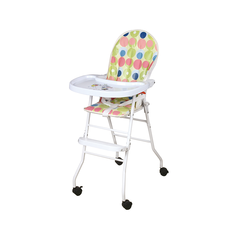 Aoqi plastic foldable baby high chair customized for home