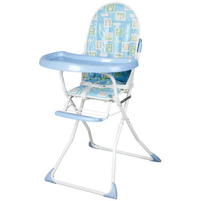 Metal and plastic high chair for baby feeding 328