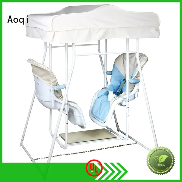 Aoqi quality upright baby swing factory for kids