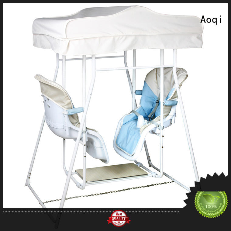 Aoqi standard upright baby swing with good price for kids