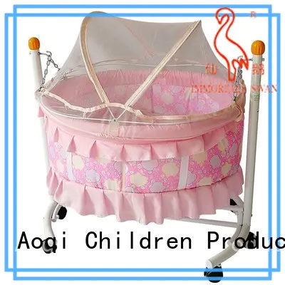 round shape baby cot bed sale with cradle for bedroom