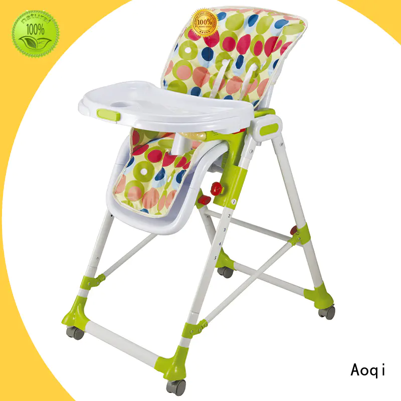 plastic folding baby high chair customized for livingroom