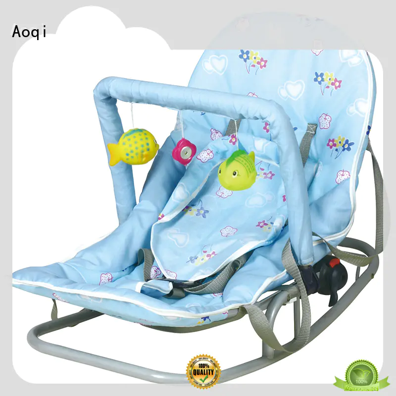 Aoqi musical newborn baby rocker factory price for home