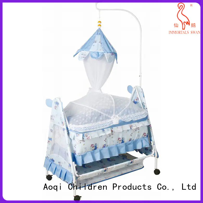 Aoqi round shape baby crib online series for bedroom