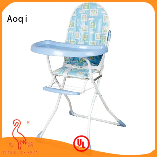 Aoqi 328 foldable baby high chair manufacturer for home