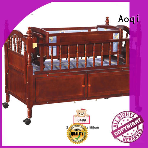 Aoqi portable cheap baby cots for sale directly sale for bedroom