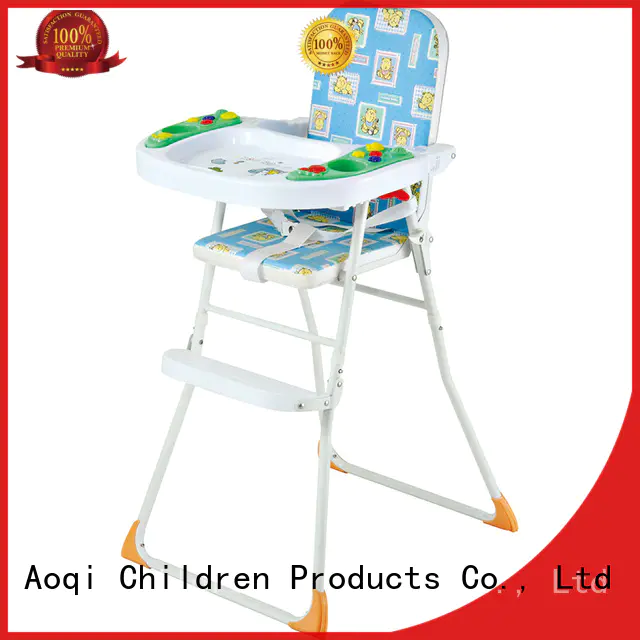 Aoqi foldable baby feeding high chair directly sale for livingroom