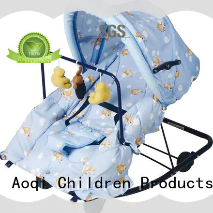 Aoqi foldable baby bouncer with canopy play for home