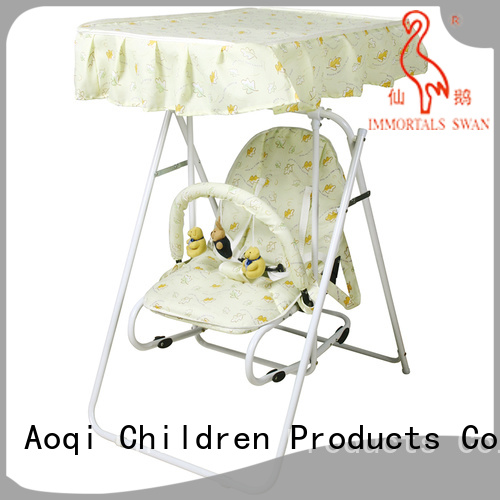 Aoqi baby musical swing chair with good price for kids