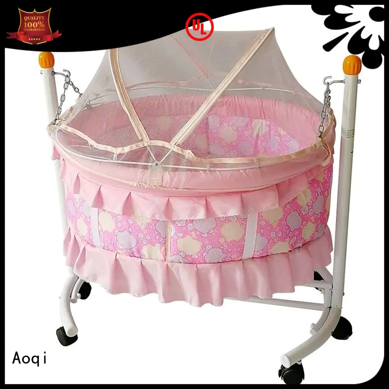 Hot basket baby crib online kids swing Aoqi Brand
