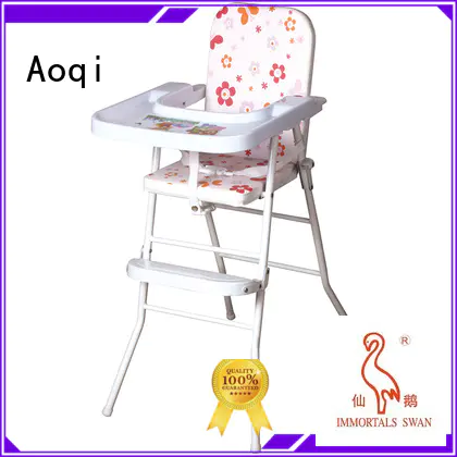 foldable plastic safe Aoqi Brand high chair price factory