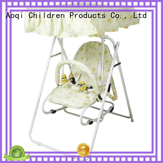 Aoqi durable upright baby swing with good price for kids