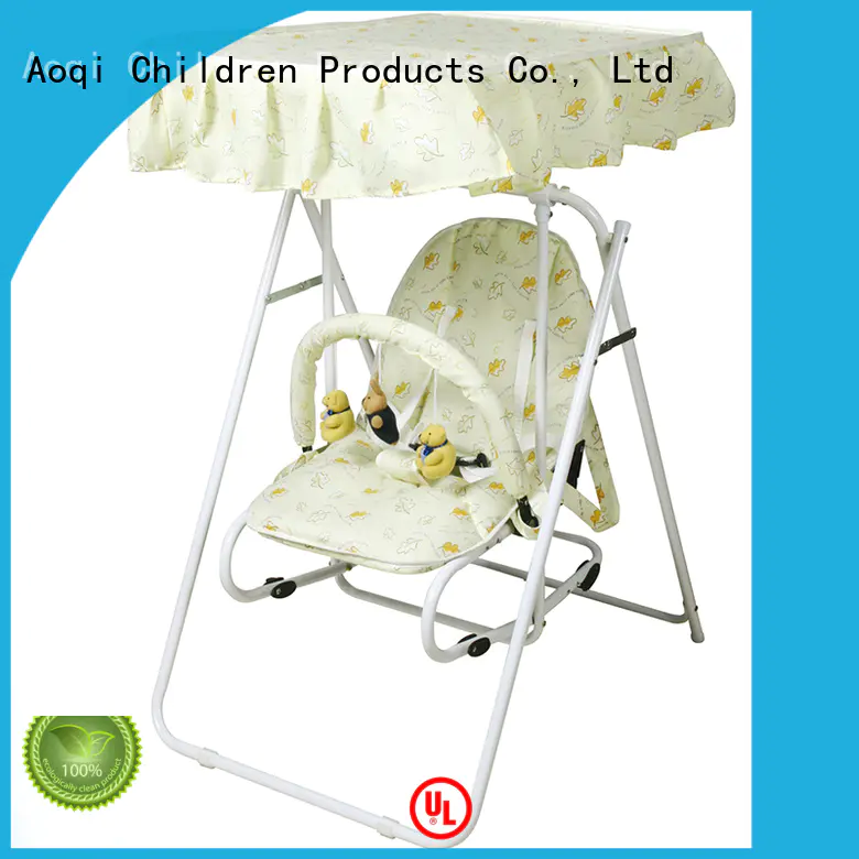 Aoqi hot selling best baby swing chair with good price for household