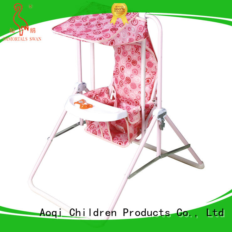 Aoqi double seat best baby swing chair design for household