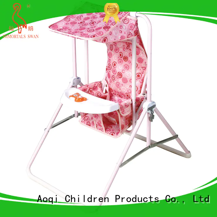 Aoqi double seat best baby swing chair design for household