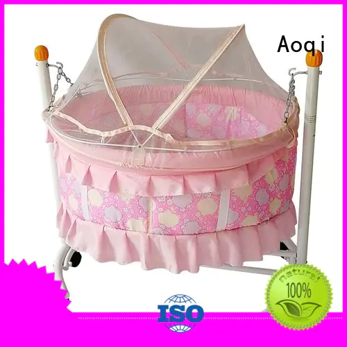 Aoqi Brand electric baby cots and cribs wheels supplier