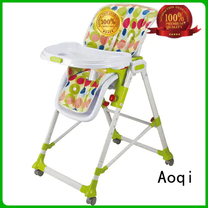 Custom plastic musical child high chair Aoqi multifunctional