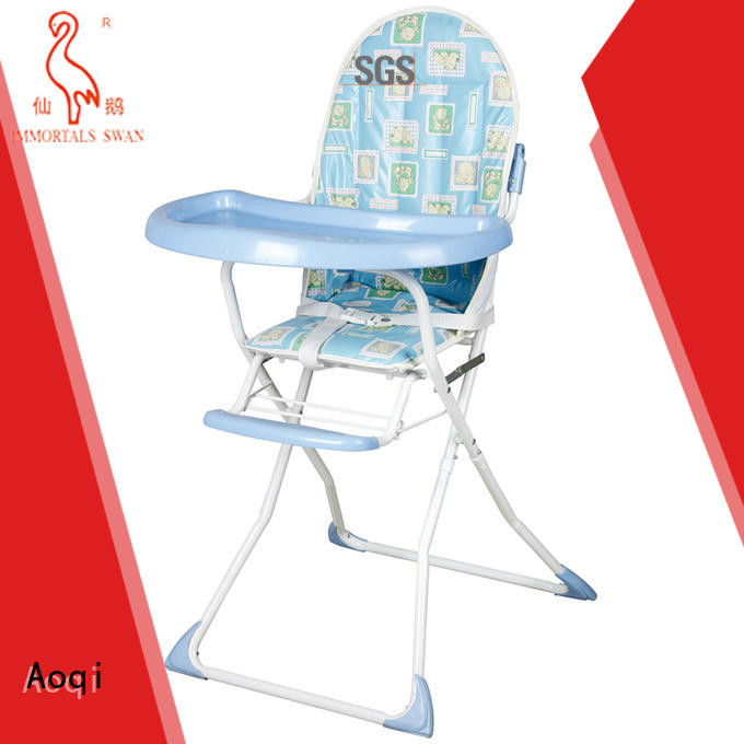 Aoqi foldable cheap baby high chair manufacturer for livingroom