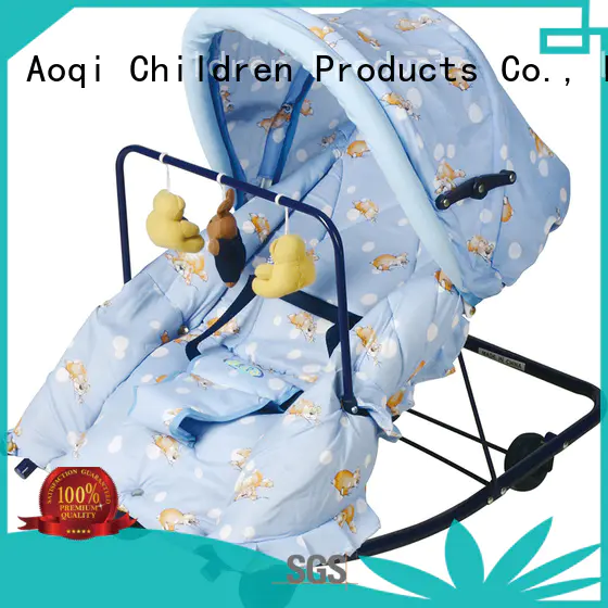 Aoqi foldable baby bouncer and rocker supplier for bedroom