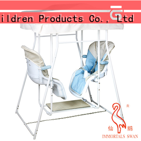 Aoqi double seat best baby swing chair factory for kids