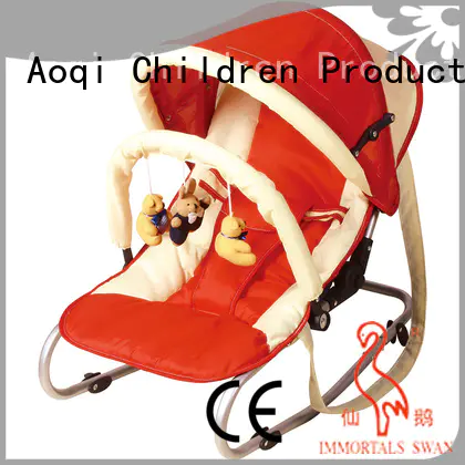 New born to toddler baby rocking chair with canopy and hanging toys 335A