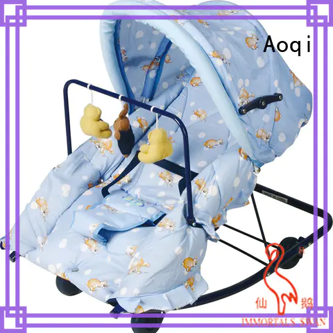 Aoqi musical portable baby bouncer personalized for bedroom