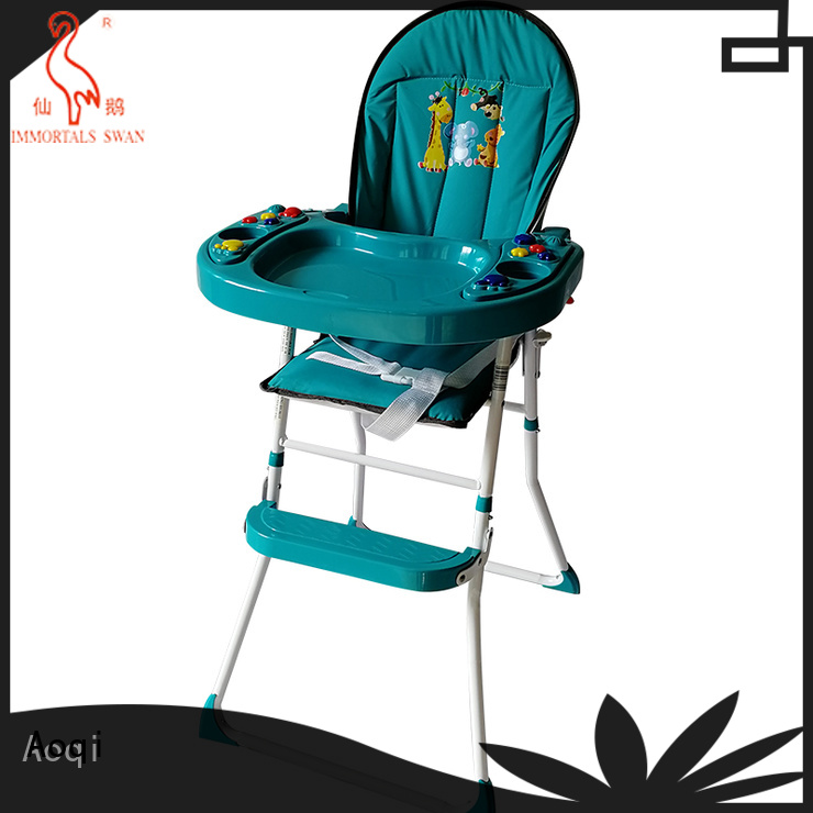 plastic foldable baby high chair directly sale for home