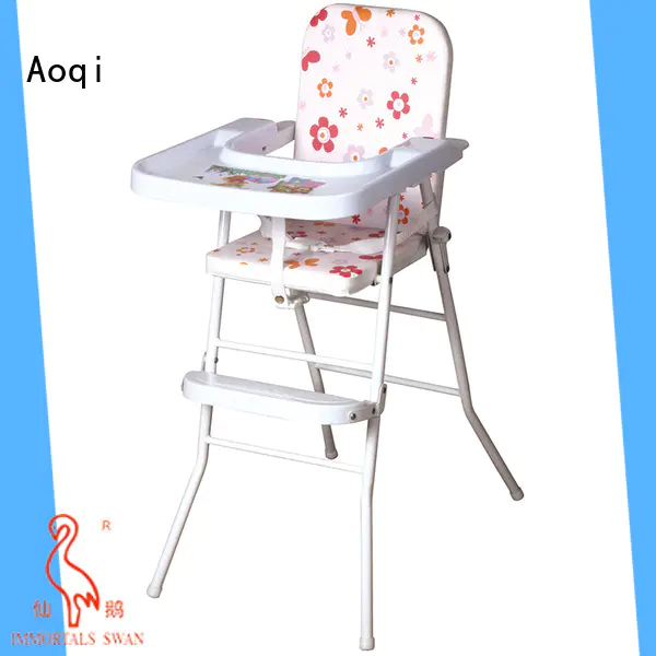 Aoqi special foldable baby high chair from China for livingroom