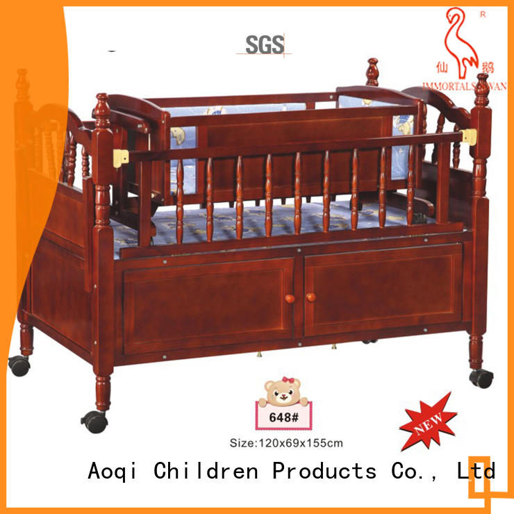 multifunction wooden baby crib for sale from China for household