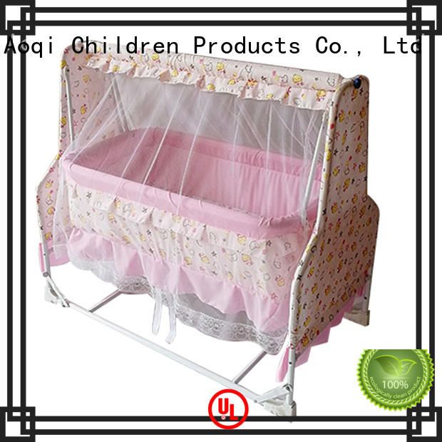 Aoqi Brand cabinet metal baby crib online manufacture