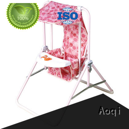 Aoqi upright baby swing factory for kids