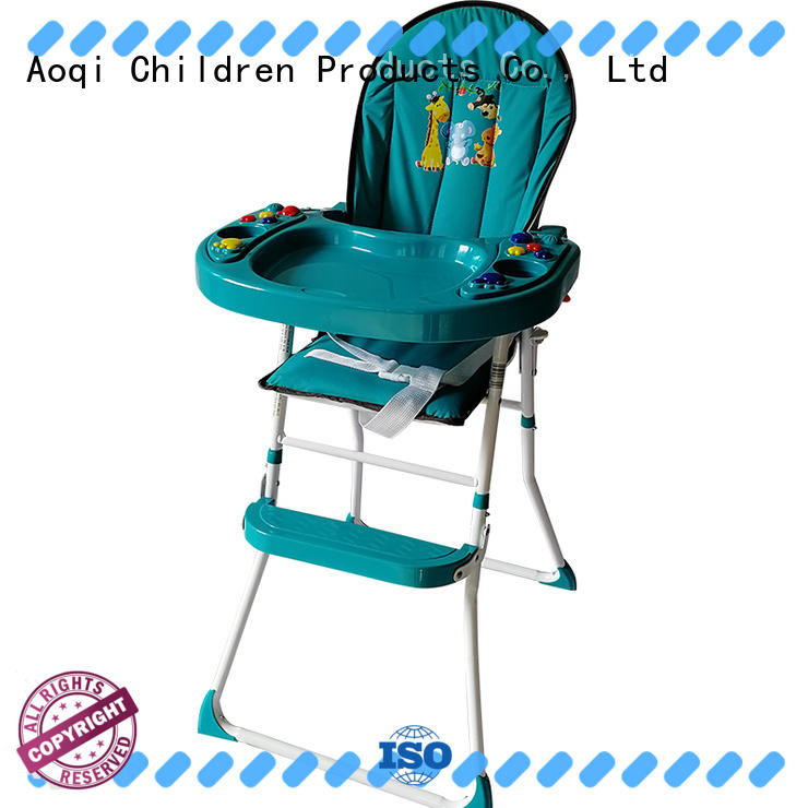 Aoqi portable adjustable high chair for babies from China for infant