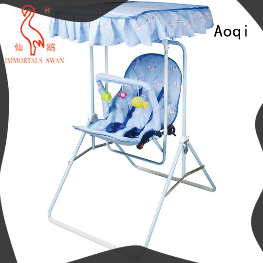 Aoqi durable upright baby swing with good price for babys room