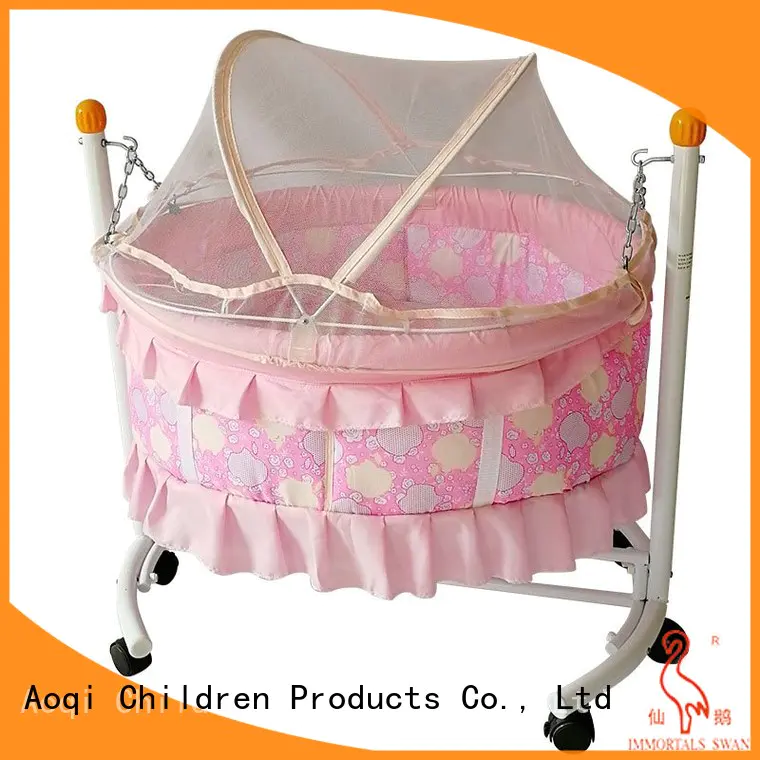 Aoqi transformable wooden baby crib for sale series for babys room