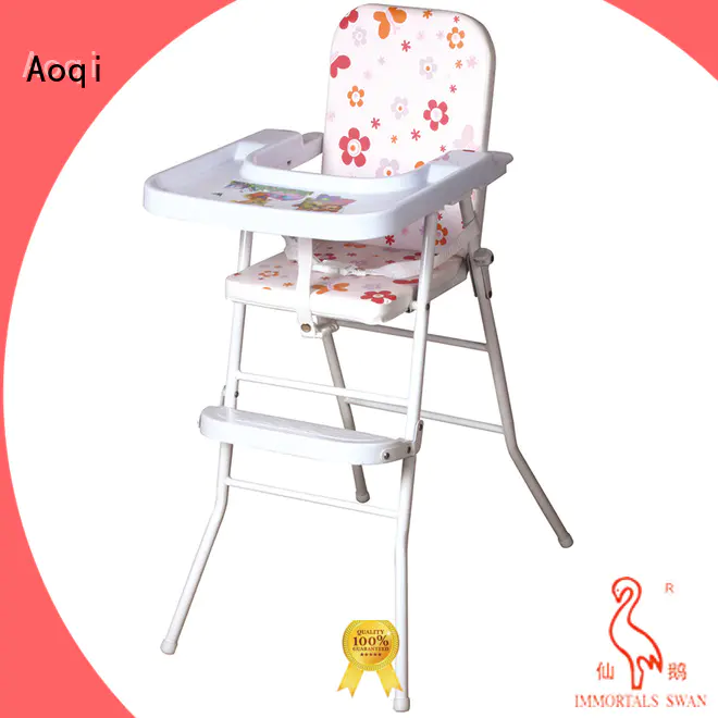 Aoqi dining baby high chair with wheels series for livingroom