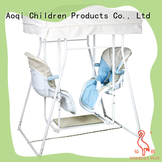 Aoqi double seat buy baby swing with good price for babys room