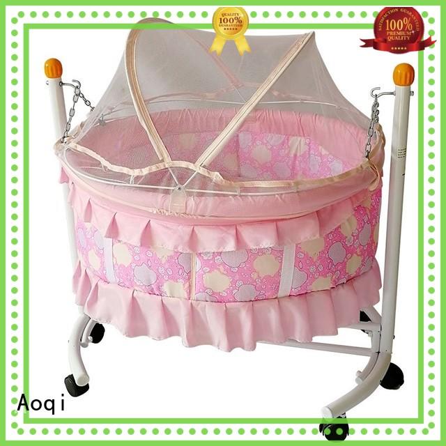 Aoqi baby cot price with cradle for bedroom