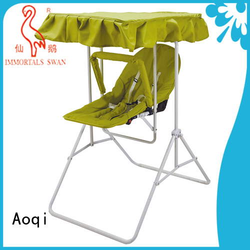 Aoqi best compact baby swing design for babys room