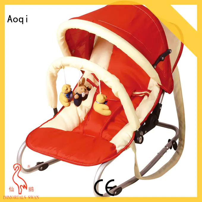Aoqi newborn baby bouncer chair factory price for bedroom
