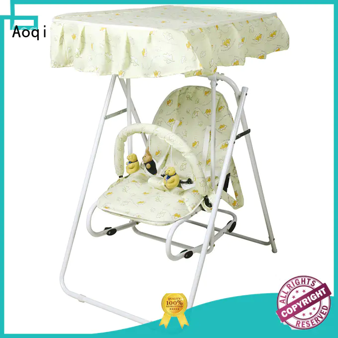 Aoqi double seat baby swing price design for household