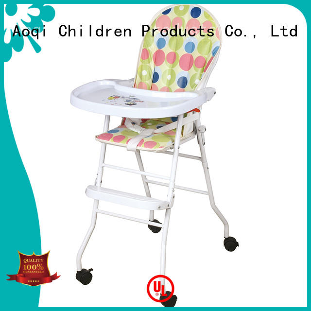 Aoqi Brand baby metal child high chair feeding factory